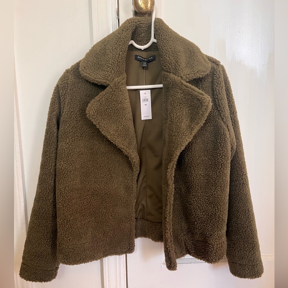 Green Sherpa Jacket